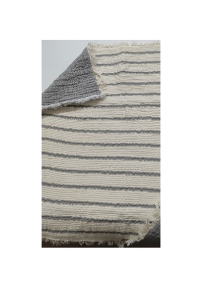 %100 Pamuklu 8 Katlı Multi Müslin Örtü Bebek Çocuk Battaniyesi Xl 120x100 Cm Gri - 858310977 Gri