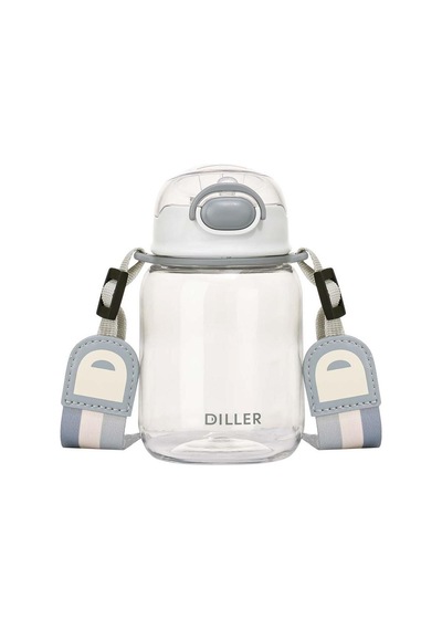 Diller Bee D64 Tritan Pipetli Su Matarası 500ml Beyaz Diğer