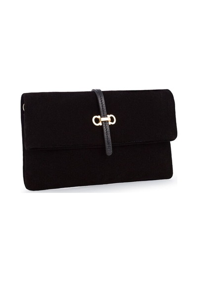 Bilik Deri Exclusive Siyah Kadın Portföy & Clutch Çanta Blm P-02-sü Siyah