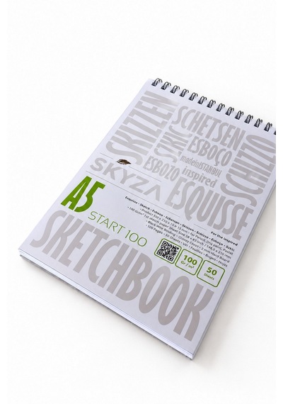 Skyza Start 100 Gr/m² A5 Sketchbook Eskiz Defteri 100 Syf, 50 Yaprak