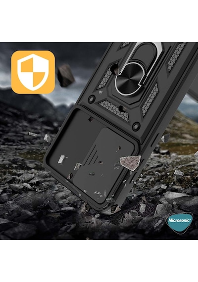 Microsonic Samsung Galaxy Uyumlu S26 Ultra Kılıf Impact Resistant Lacivert -