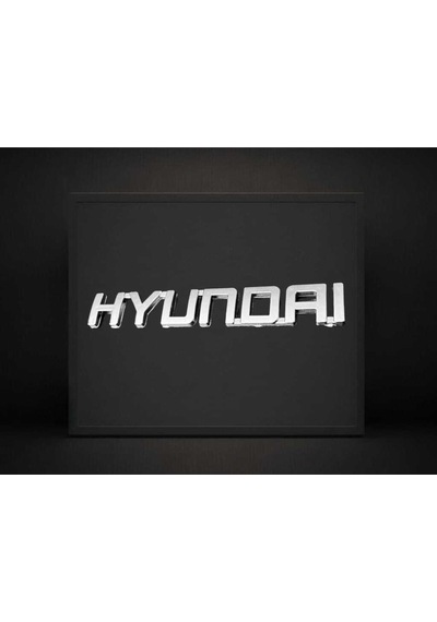 Hyundai ''hyundai'' Getz Bagaj Yazısı Boyut Hyundai Yazı