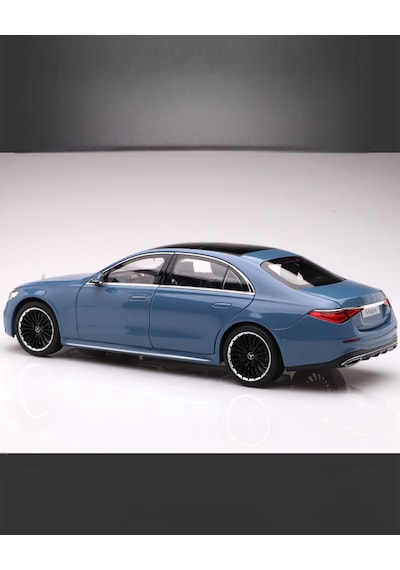 Norev Mercedes Benz S-class W223 - 2021. Blue 1/18 Model Araba