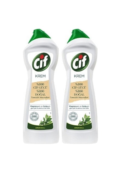 Cif Amonyaklı Krem Temizleyici 500 Ml 3 Adet