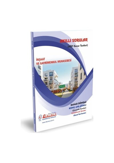İlkumut Yayınları - İnşaat Ve Gayrimenkul Muhasebesi - Konu Anlatımlı - Çözümlü Sorular