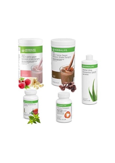 Herbalife Ahududu Shake 1 Çikolata Shake 1 Çay Klasik 100gr Aloe Vera Thermo Complete