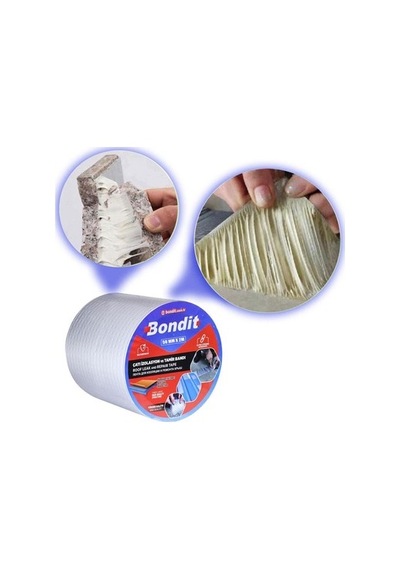 Bondit Çatı İzolasyon Ve Tamir Bandı 70 Mm X 2 Mt Bndc207