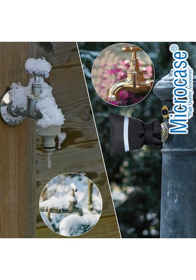 Microcase Reflektörlü Su Geçirmez Bahçe Açıkalan Dış Mekan Musluk Don Buzlanma Koruyucu Kılıf 2 Adet Al5512