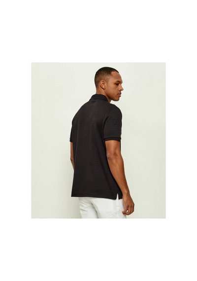 Calvin Klein Ss Tonal Strıpe Erkek Polo Yaka T-shirt-16286 Pzm Nearly Navy