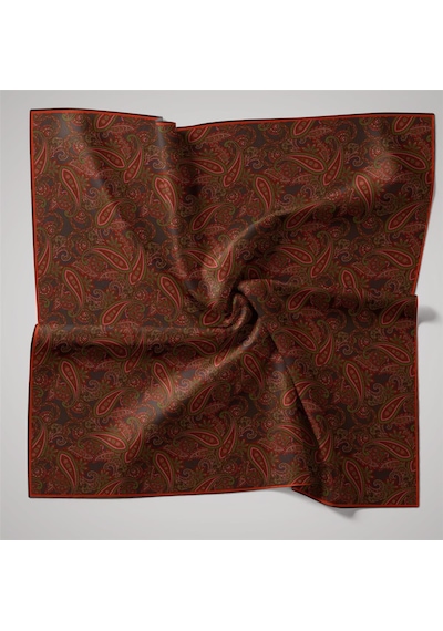 Silk Home Twill İpek Eşarp 11455-06 Narçiçeği, Funda, Yeşil, Pembe
