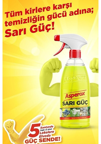 Sarı Güç 1 Lt Sprey 2 Adet