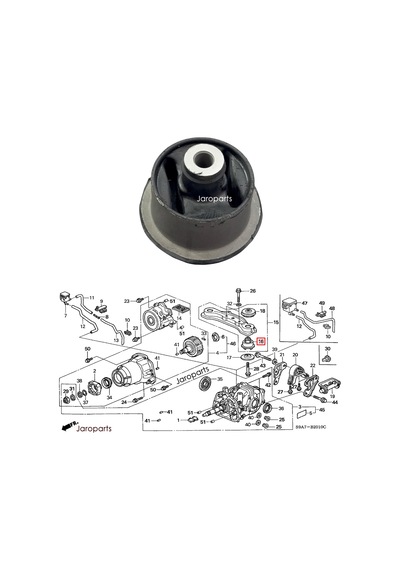 Honda Crv Dingil Burcu Arkanın Önü 2002-2006 50711-s9a-000