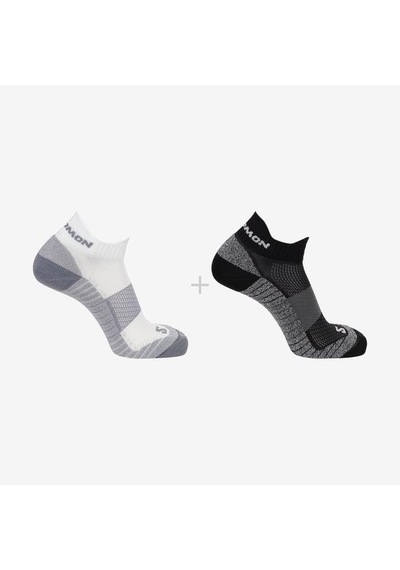 Salomon Aero Ankle 2-pack Çorap-27417 Siyah - Beyaz