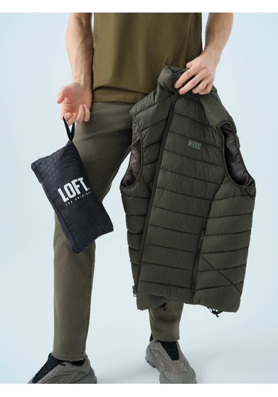 Loft Regular Fit Haki Erkek Yelek Lf2039302 Haki