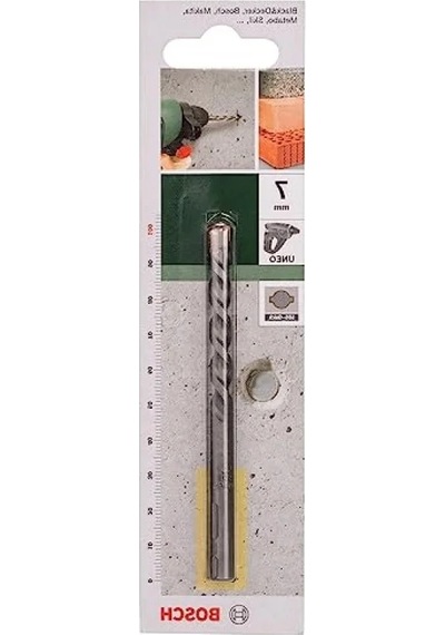 7 Mm Çapında Beton Matkap Ucu - 100 Mm Uzunluk