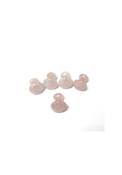 Yıldız Doğal Taş Sertifikalı Pembe Kuvars Gua Sha Doğal Taş Yüz Masaj Aleti