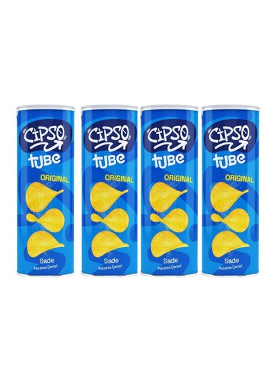 Cipso Tube Sade Patates Cipsi 160 Gr X 4 Adet