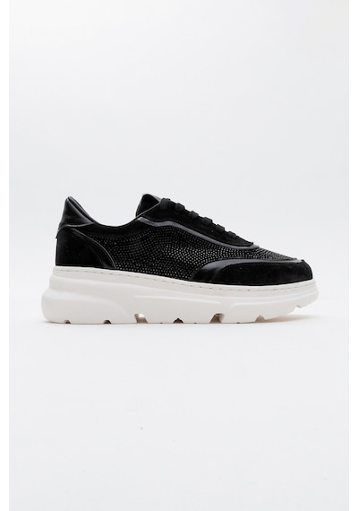 Luvishoes Luvi Shoes Pablo Siyah Süet Siyah Taşlı Hakiki Deri Kalın Tabanlı Kadın Spor Ayakkabı Siyah-süet Siyah Luvishoes Luvi Shoes Pablo Siyah Süet Siyah Taşlı Hakiki Deri Kalın Tabanlı Kadın Spor Ayakkabı Siyah-süet Siyah