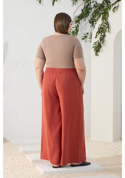 Aker Tarçın Tencel Pantolon Etek Tarçın Tarçın