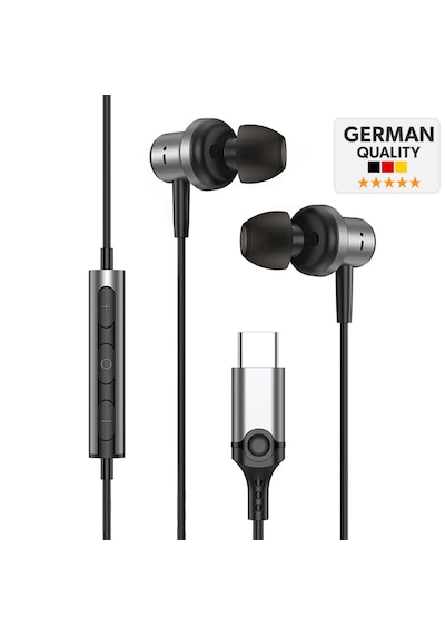 Woyax Mikrofonlu Kablolu Kulak İçi Type-c Kulaklık Silikonlu Mıknatıslı Güçlü Bass İphone Android Telefon Tablet Laptop Uyumlu Wy-ec03