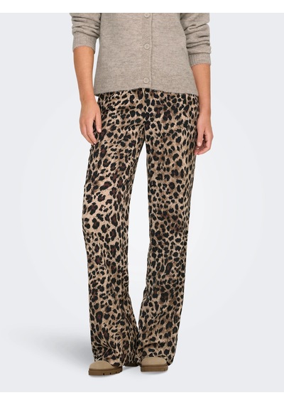 Only Onlthalia Life Hw Wide Kadın Pantolon 15342314 Leopar
