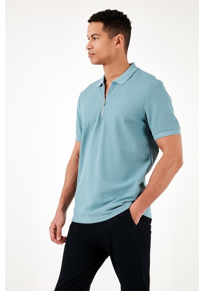 Buratti Erkek Polo Yaka T Shirt 5902434 Mavi Mavi