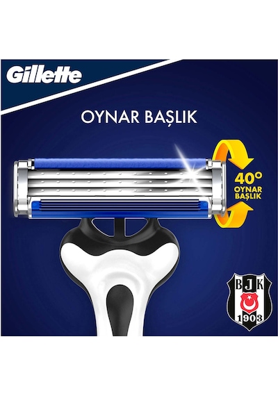 Gillette Blue3 Besiktas Taraftar Paketi 6 Adet