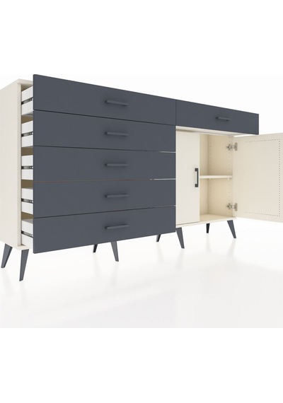 Arges Konsol Tek Raflı 6 Çekmeceli 2 Kapaklı 176x30x99 Aytaşı-ayt Aytaşı-aytaşı/antrasit Arges Konsol Tek Raflı 6 Çekmeceli 2 Kapaklı 176x30x99 Aytaşı-ayt Aytaşı-aytaşı/antrasit