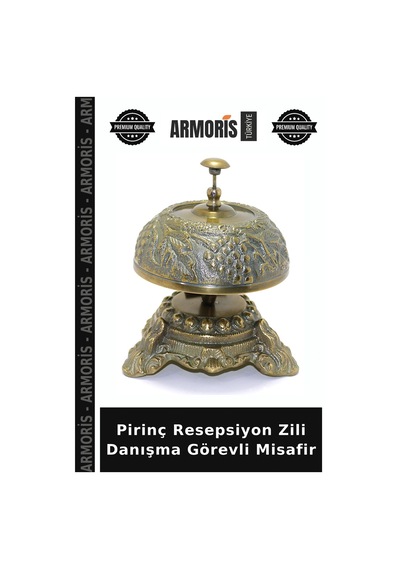 Pirinç Resepsiyon Zili Danışma Görevli Misafir