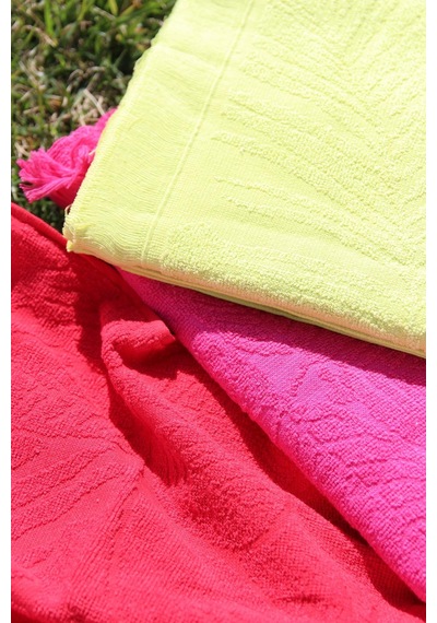 Baveno %100 Pamuk Jakarlı 70 x 150 Plaj Havlusu