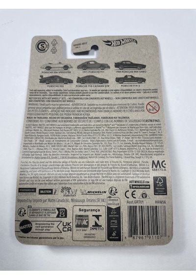 Hot Wheels Porsche 365 Speedster Silver Edition-hrw56