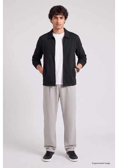 Tommy Life Siyah Rahat Form Erkek Ceket - 88494