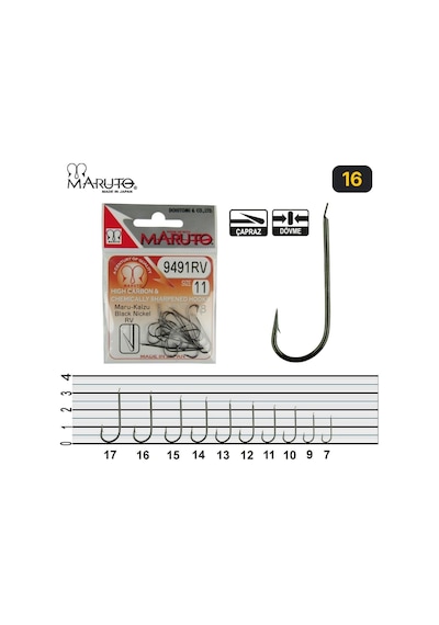 Maruto 9491 Rv Çapraz Bn İğne 16