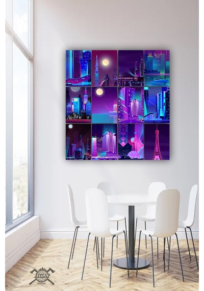 12 Parça Neon Manzara Resimleri Çerçeve Görünümlü Mdf Tablo Duvar Süsü Hediyelik Neon Çok Renkli - 670768692 Çok Renkli 12 Parça Neon Manzara Resimleri Çerçeve Görünümlü Mdf Tablo Duvar Süsü Hediyelik Neon Çok Renkli - 670768692 Çok Renkli