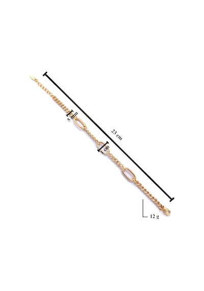 FerizZ 316L Çelik Zincir Rose Bileklik BLK-897 Beyaz FerizZ 316L Çelik Zincir Rose Bileklik BLK-897 Beyaz