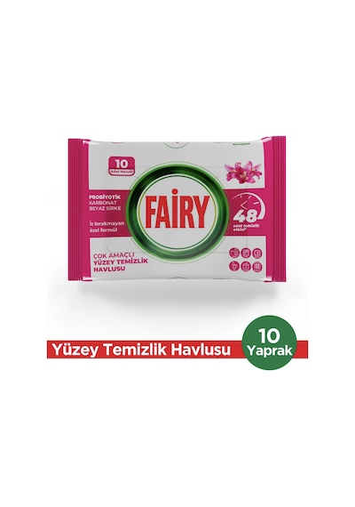 10'lu Yüzey Temizlik Havlusu - Lilyum Çiçeği