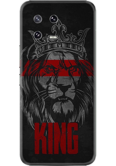 Xiaomi 13 Kılıf Resimli Desenli Silikon Platinium Series King 1894