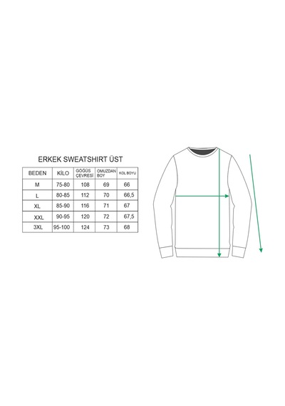 Escetic Spor Erkek Hardal Cepli, Kapüşonlu Sweatshirt-4172