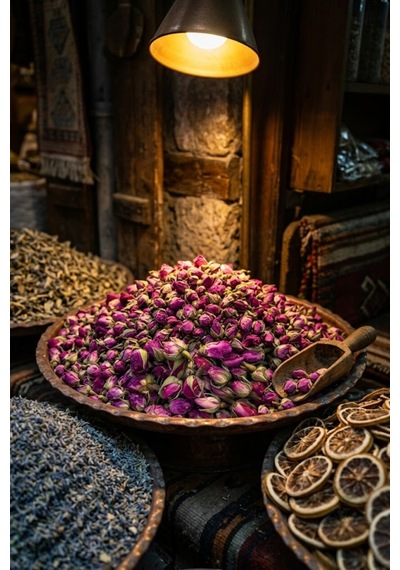 Tomurcuk Gül Kurusu 100g, Dried Rose Buds, Doğal Ve Katkısız