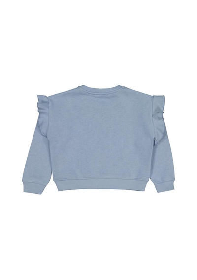 Civil Girls Kelebek Baskılı 6-9 Yaş Sweatshirt Mavi