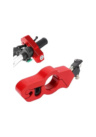 Sh Powermaster Pm-29081 Motosiklet Scooter Elcik Gidon Fren Kilidi Pratik Hırsızlık Emniyet Kilidi Najmaddin