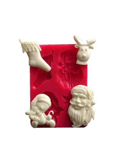Silikon Kalıp 4lü Yılbaşı Set