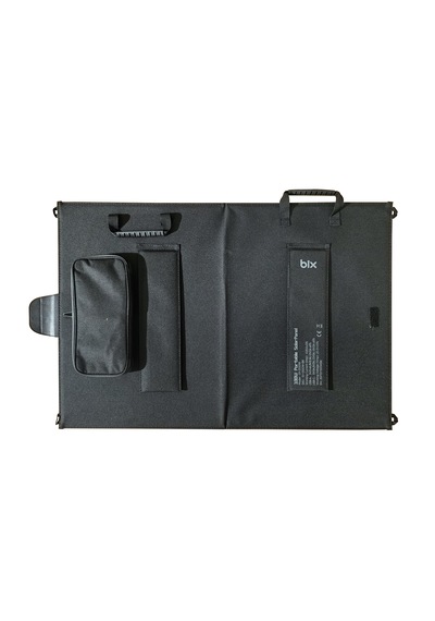 Bix 100w Taşınabilir Katlanabilir Solar Şarj Paneli Usb-a Type-c Dc Çıkışlı Power Station Uyumlu Kamp Karavan Güneş Paneli Outdoor Konnektör Kit Dahil
