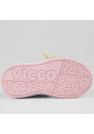 Vicco Yenni Phylon Kauçuk Taban Ortopedik Işıklı Çocuk Bot Pudra