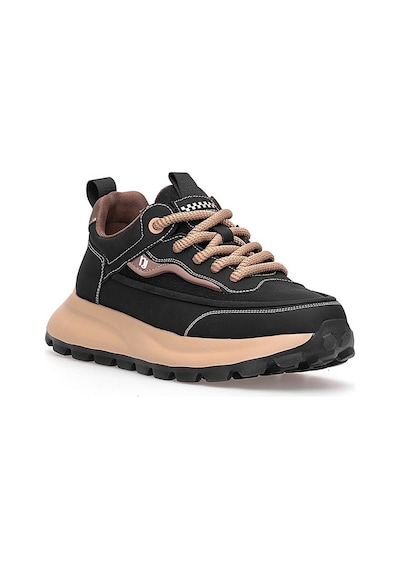 Guja 25k501-1 Erkek Hakiki Deri Sneaker Siyah Siyah