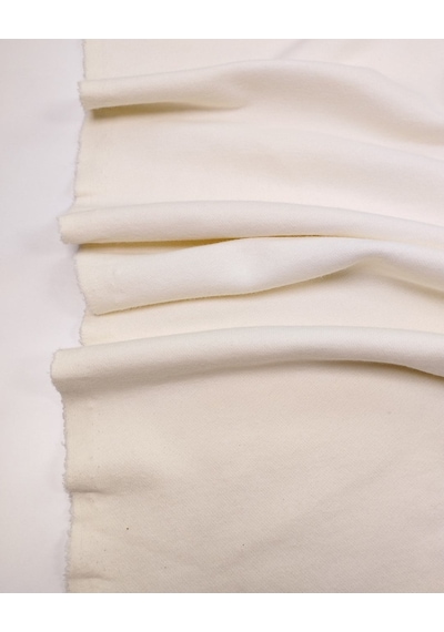 Krem 2 İplik Penye Kumaş Hafif Şardonlu Yumuşacık Sweatlik & Eşofmanlık En: 180cm-11968