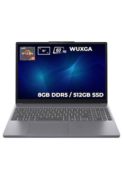 Lenovo IdeaPad Slim 3 16ARP10 83K80086TR Ryzen 5 150 8 GB 512 GB SSD 16" Free Dos Dizüstü Bilgisayar