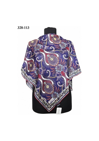 Moonscarfs Moonscarf Soft Pamuk Eşarp Lacivert 328-113 Çok Renkli