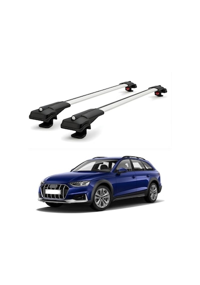 Audi A4 Allroad B9 Sw 2016 2025 İçin Ara Atkı Tavan Barı , Araca Özel , Kilitlenebilir Araç Üstü Ekipman Taşıma Barı 2 Adet