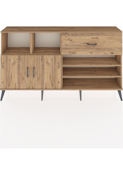 Arges Konsol 6 Raflı Tek Çekmeceli 2 Kapaklı 176x30x99 Çam-çam Atlas Çam - Atlas Çam Arges Konsol 6 Raflı Tek Çekmeceli 2 Kapaklı 176x30x99 Çam-çam Atlas Çam - Atlas Çam